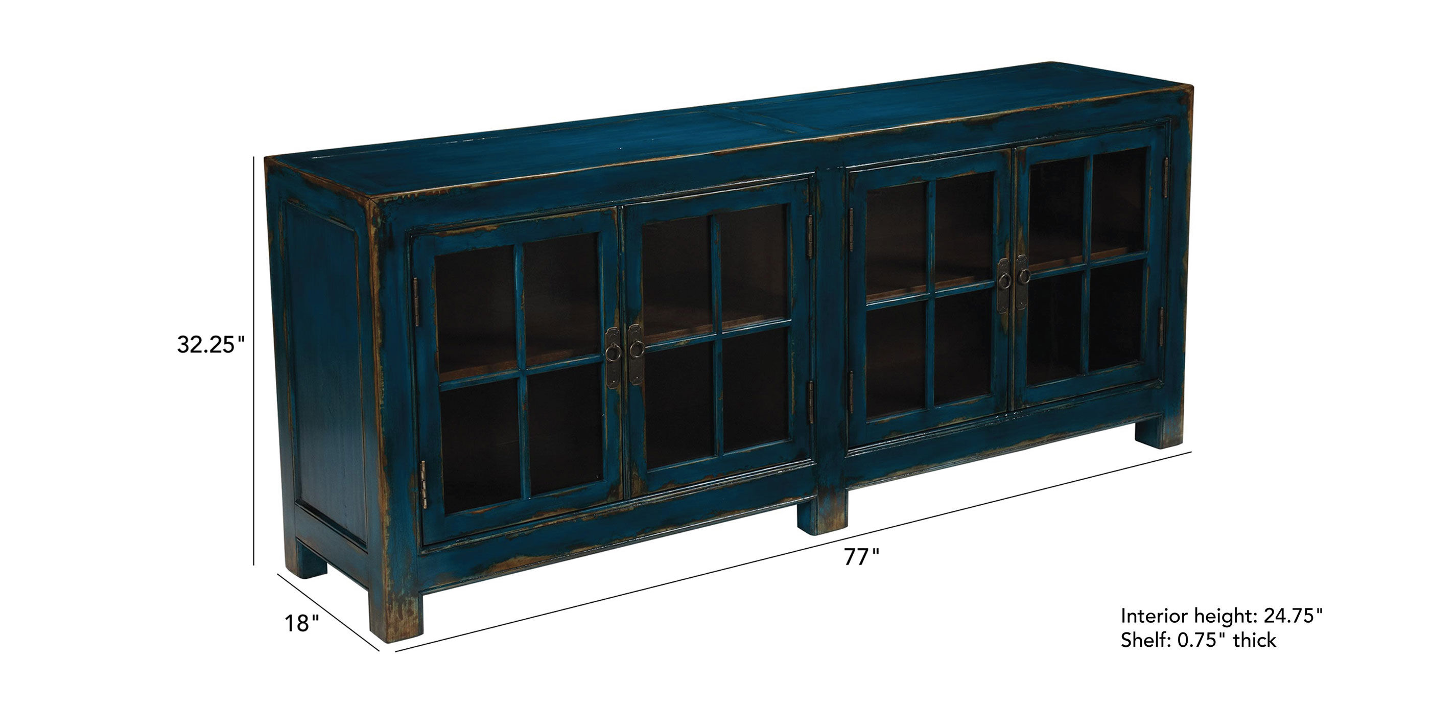 Ethan allen store brooklyn media cabinet