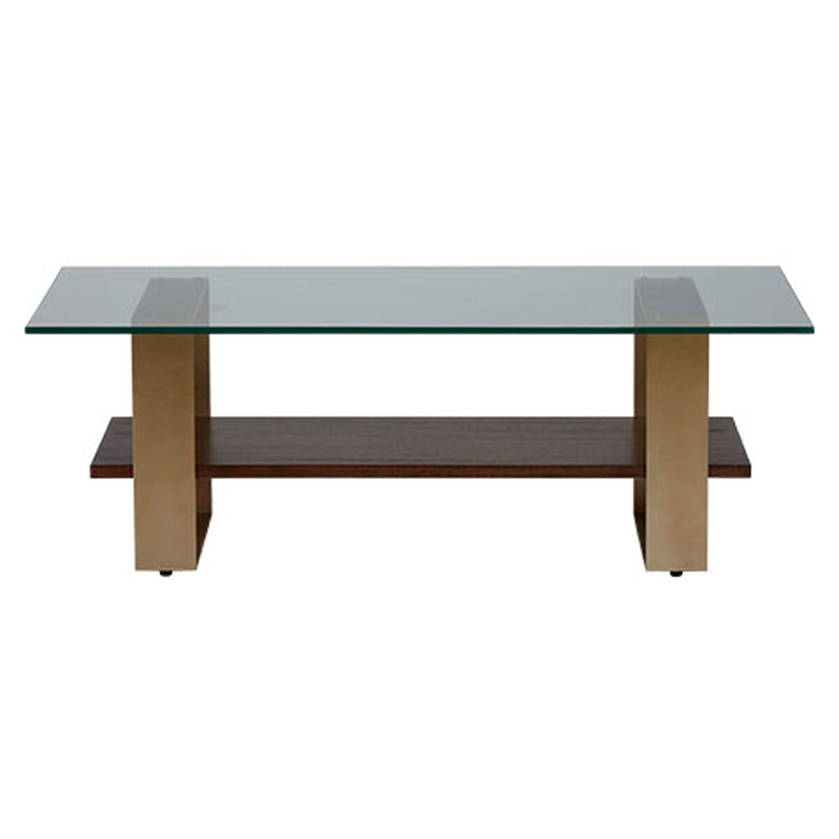 Rosemoor Rectangular Glass-Top Coffee Table