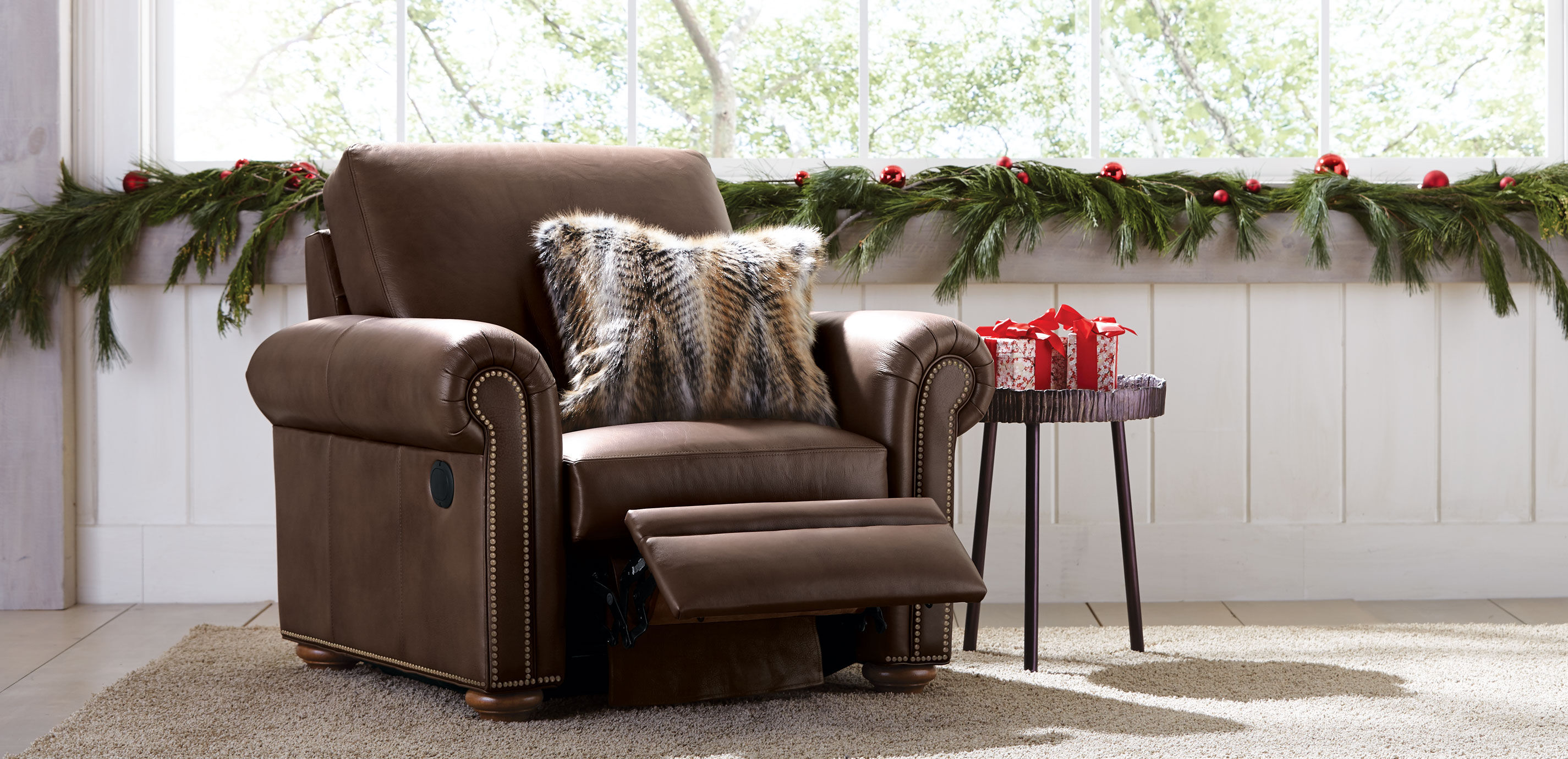 Conor Leather Recliner, Omni/Brown_7