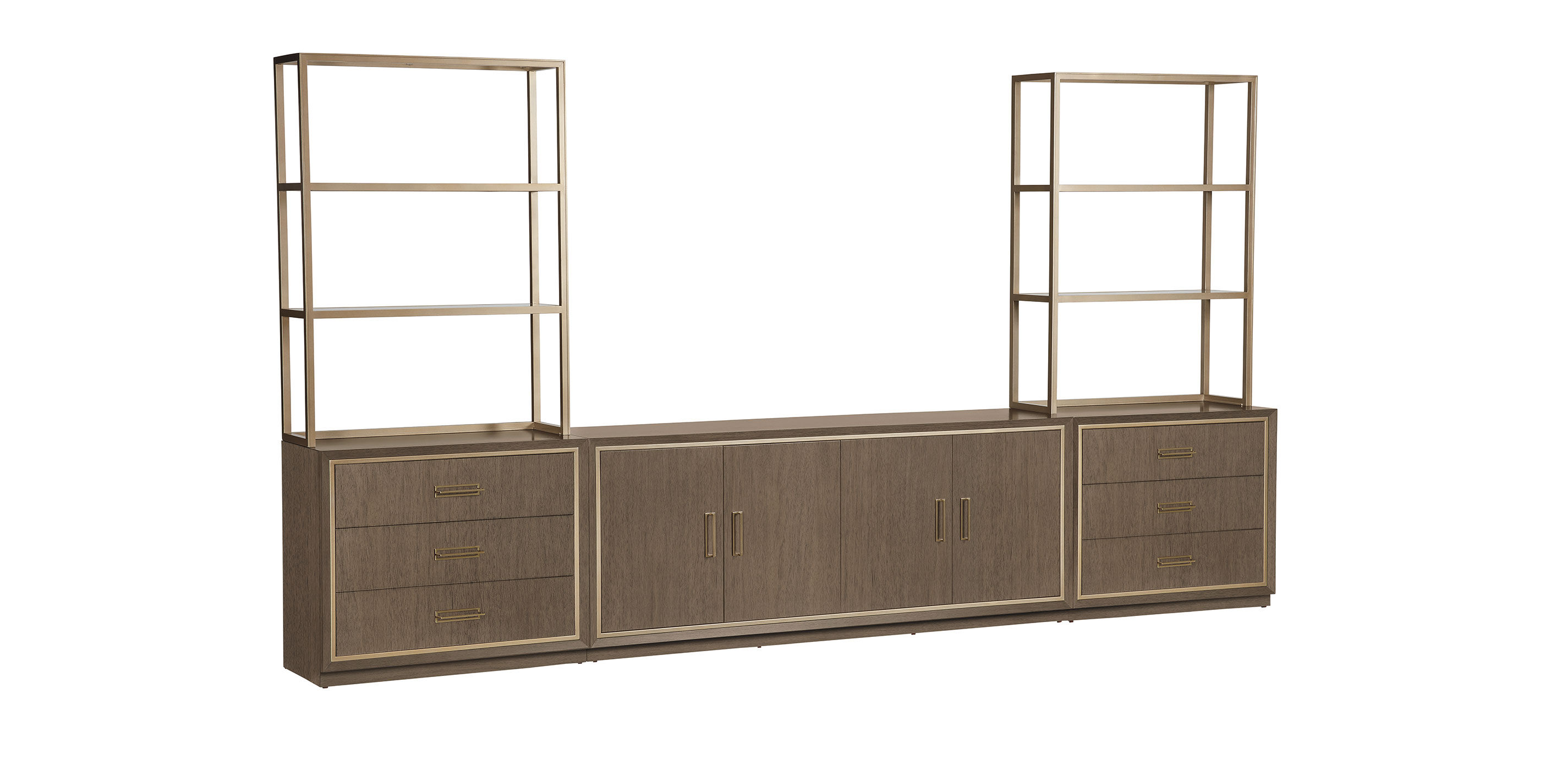 Faraday Classic Large Five-Piece Media Center with Drawers_1