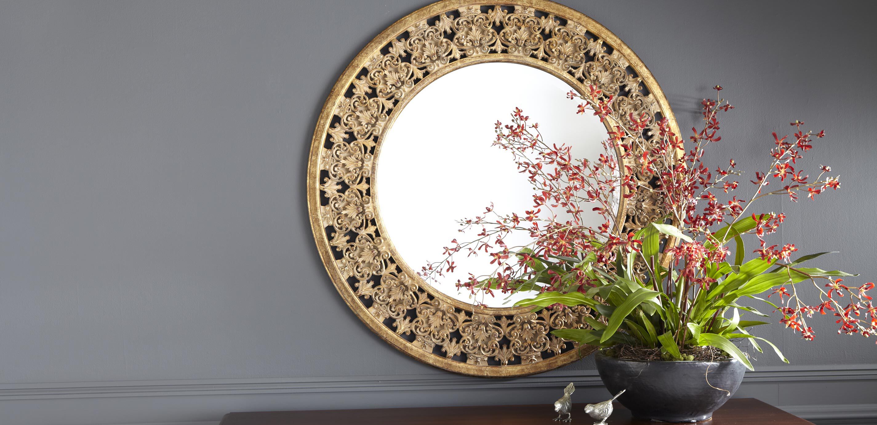 Round Florentine Mirror Mirrors Ethan Allen