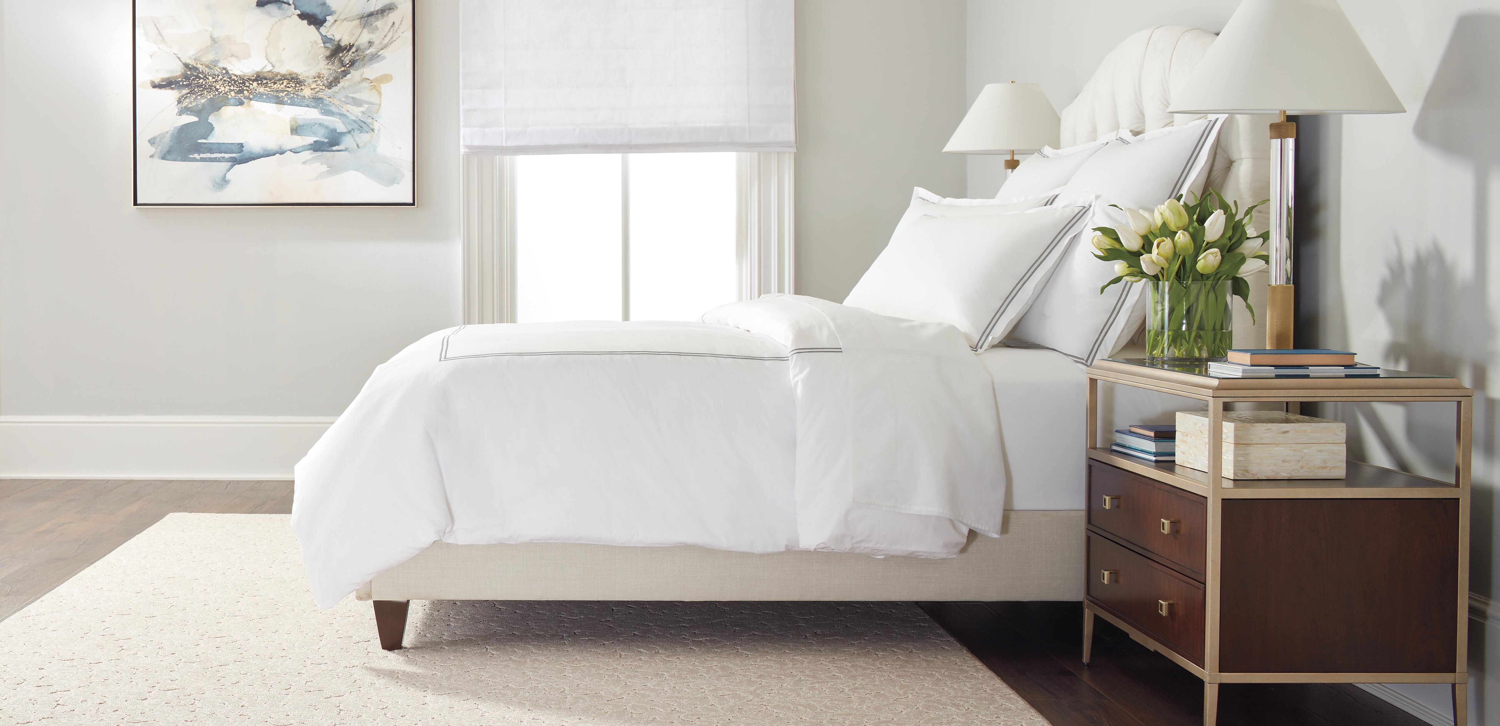 Satin-Stitch Percale Duvet Cover_1