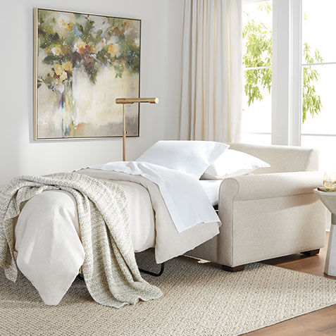 Ethan allen sleeper sofa with air mattress discount