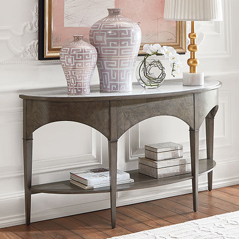Clair de Demilune Entryway Entryway D cor Ideas Ethan Allen