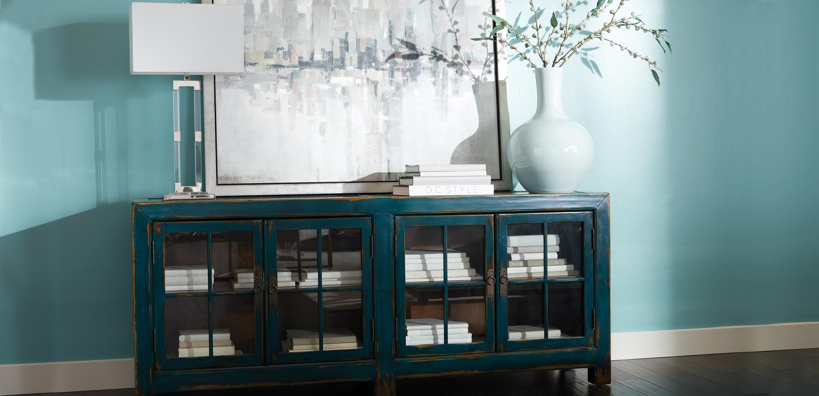 Ethan allen ming cabinet top
