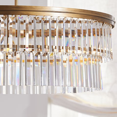 Hazel Crystal Prism Chandelier Product Tile Hover Image 093089   BRS