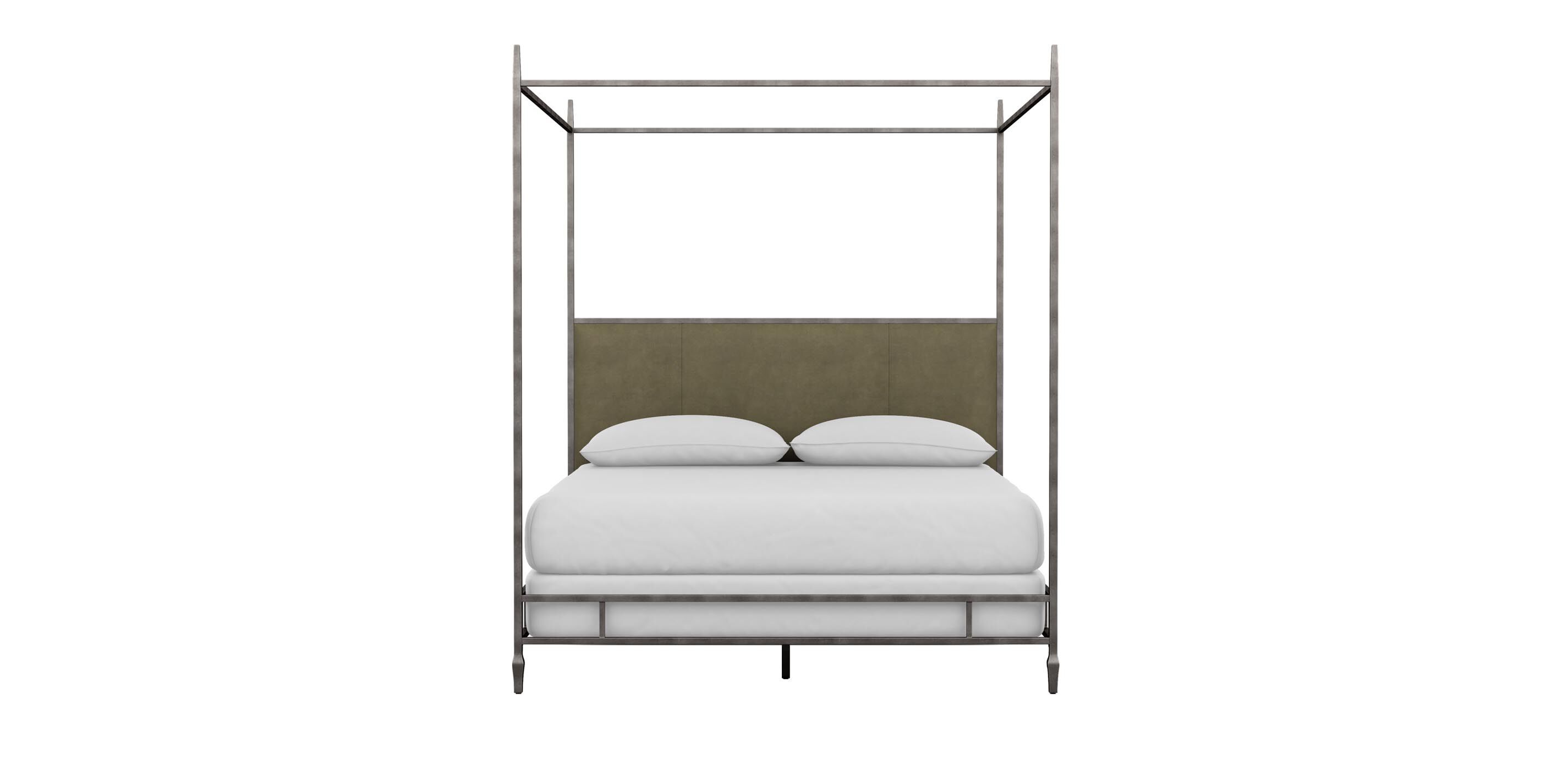 Lincoln Upholstered Poster Bed