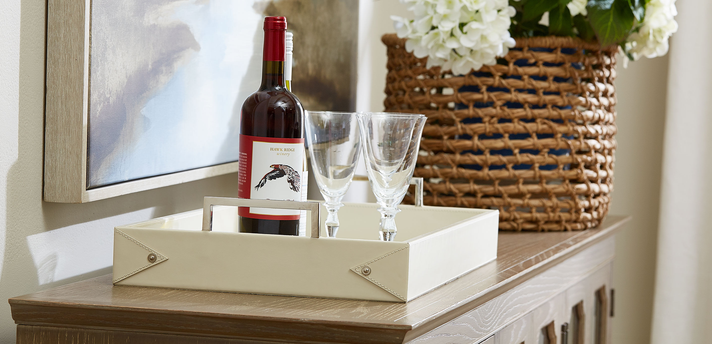 Leather trays for online coffee tables