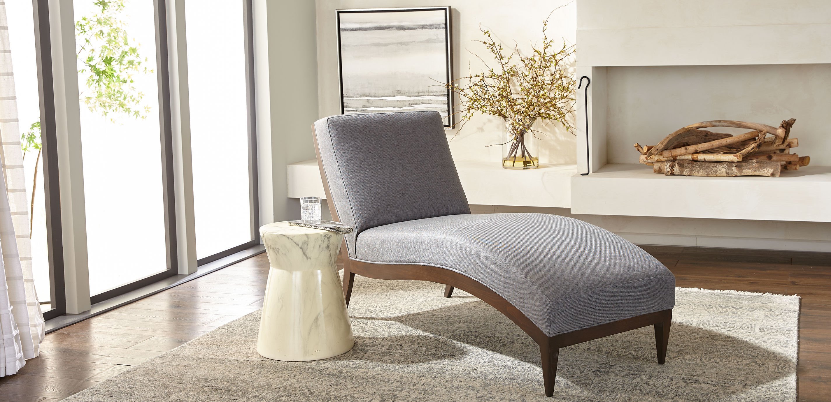 Ikat Rug, Gray/Ivory_7