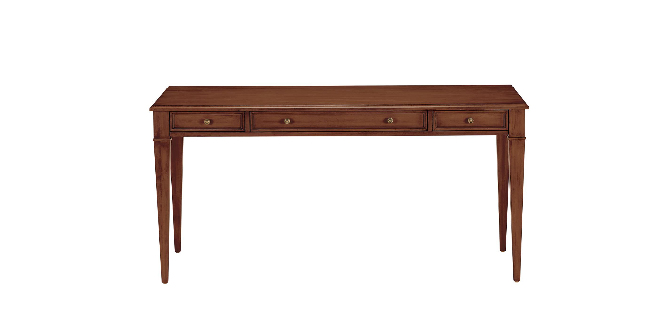 Custom Square-Corner Home Office Desk