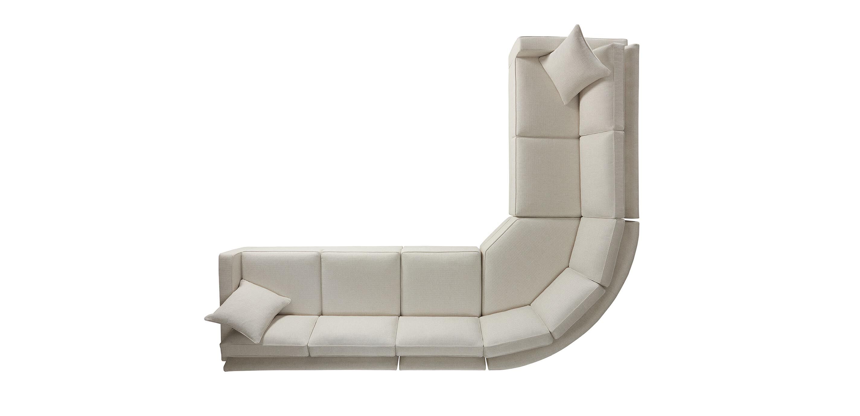 Spencer Track-Arm Four-Piece Sectional with Curved Wedge_3