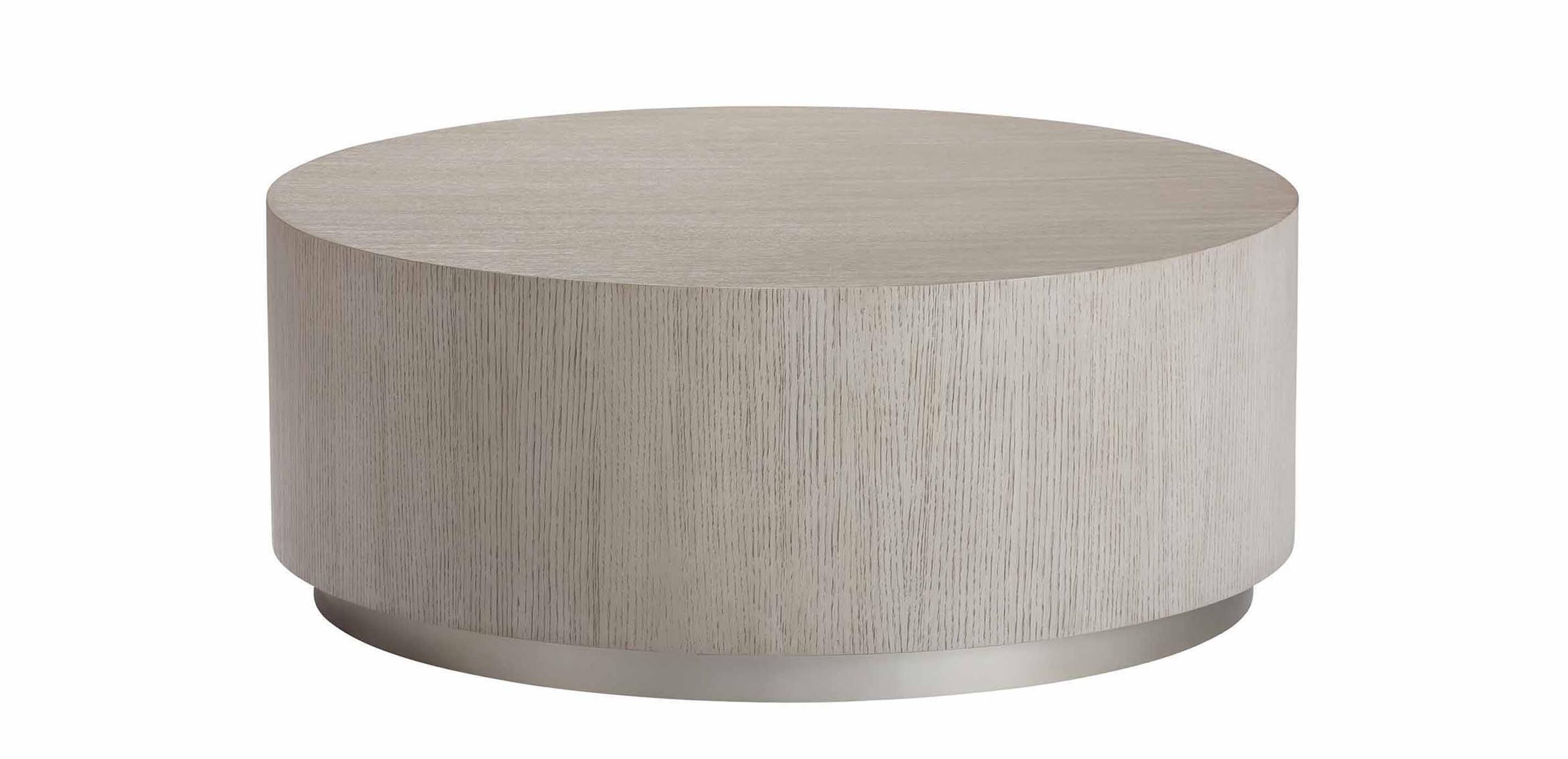 Braemore Round Plinth-Base Coffee Table