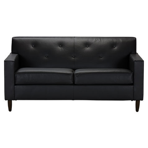 Marcus Leather Track-Arm Sofa image