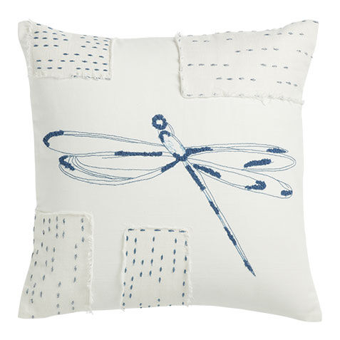 Dragonfly Patch Pillow image