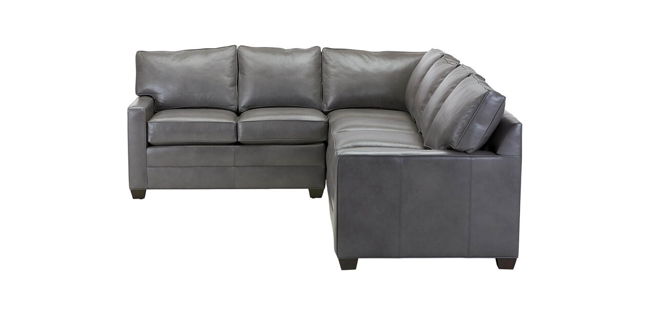 TrackArm Leather Four Piece Sectional, Quick Ship Sectionals