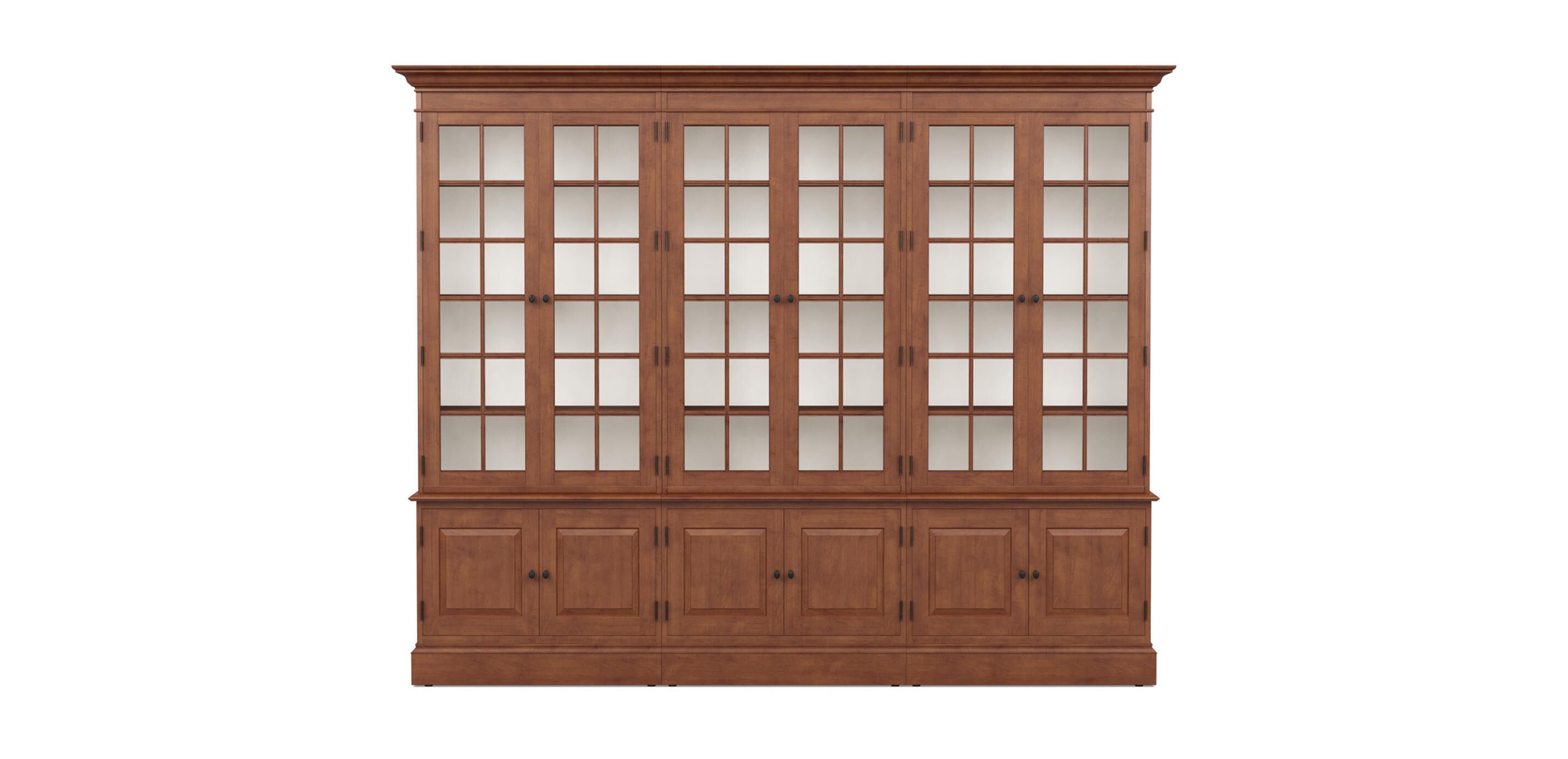 Villa Triple Library Bookcase