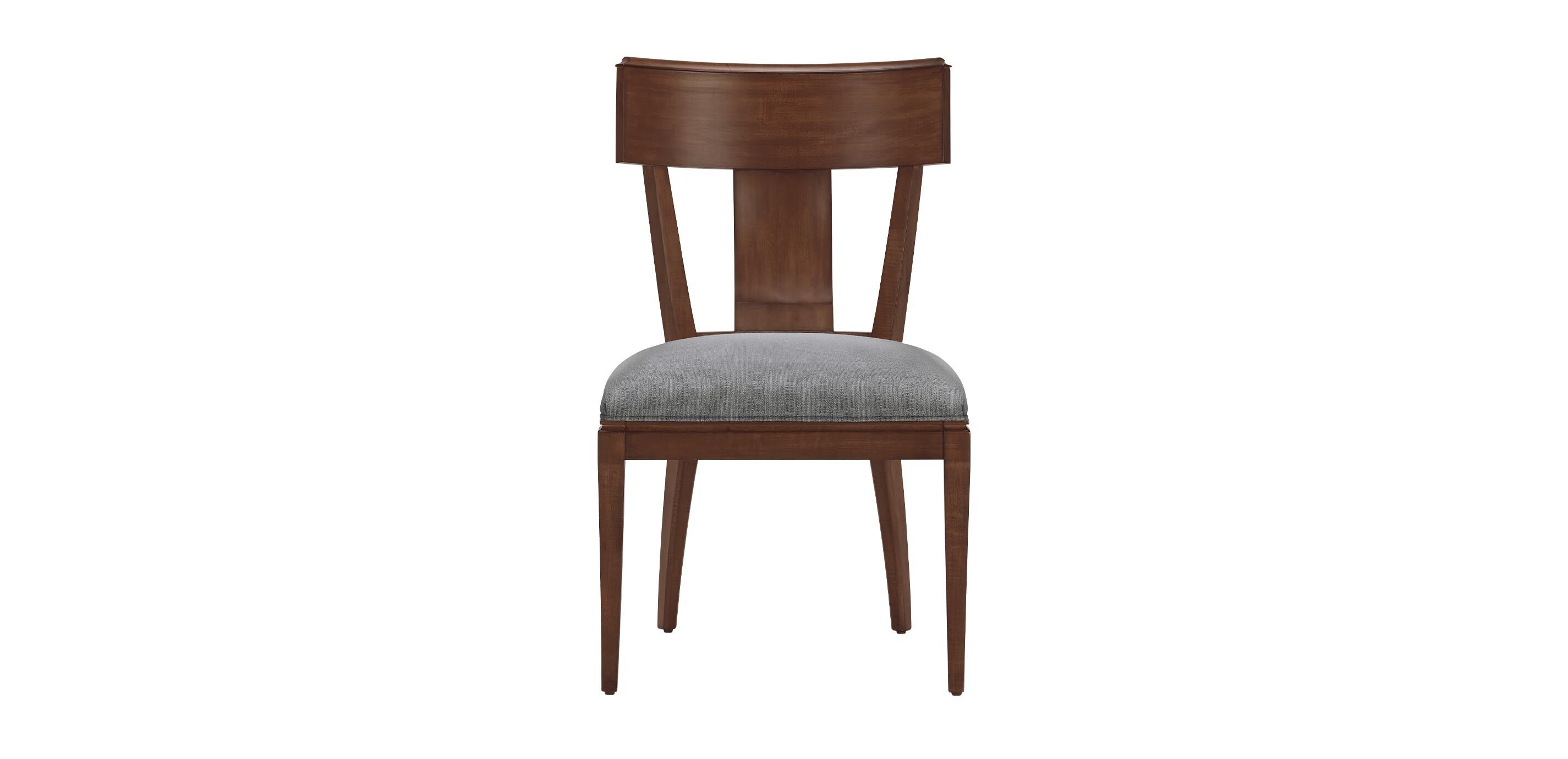 本日限り！ETHAN ALLENダイニングチェア Alessio Klismos Dining Side Chair with Upholstered Seat | Ethan Allen
