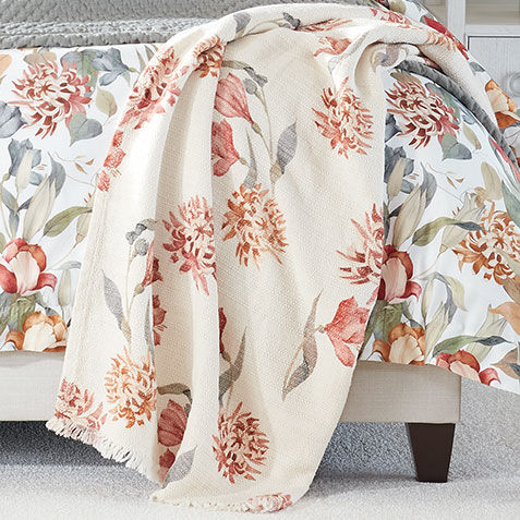 Autumn Garden Cotton Throw Product Tile Hover Image 032433