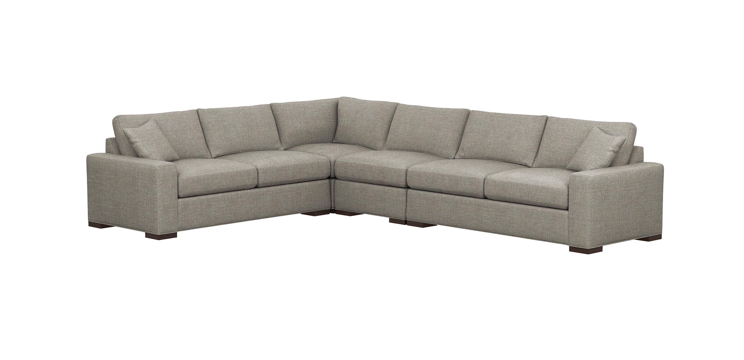 Conway 4Piece Sectional, Quick Ship Couch LShape Ethan Allen