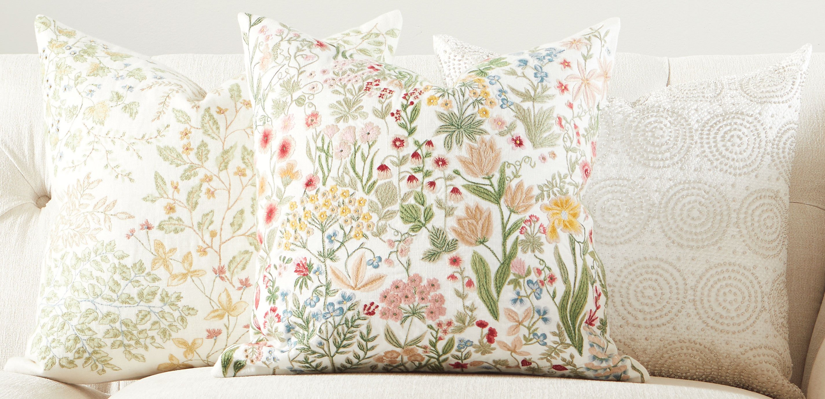 Spring Floral Garden Pillow_5