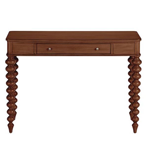 Custom Rounded-Corner Home Office Desk