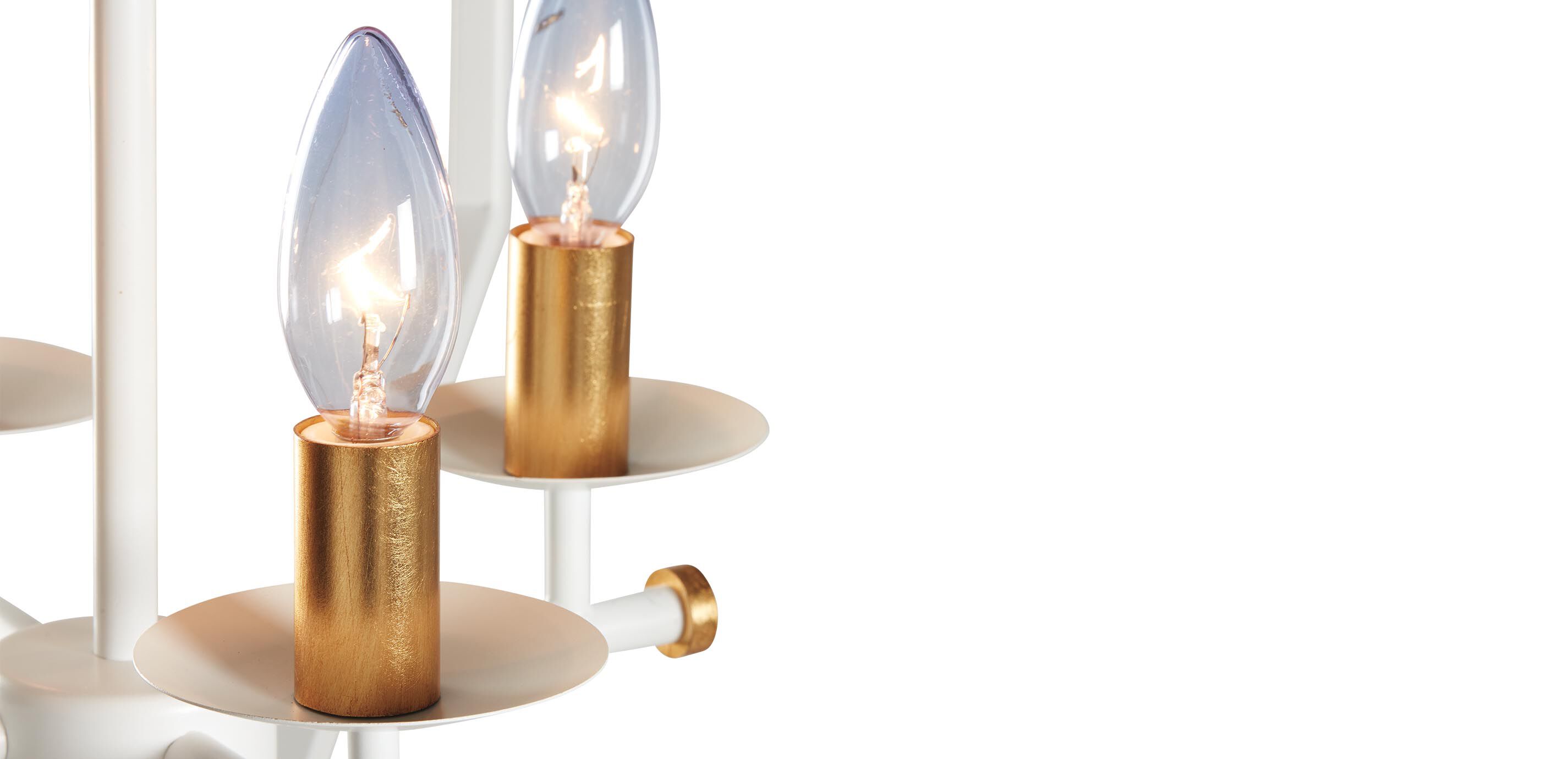 Kennedy Modern White Chandelier_5