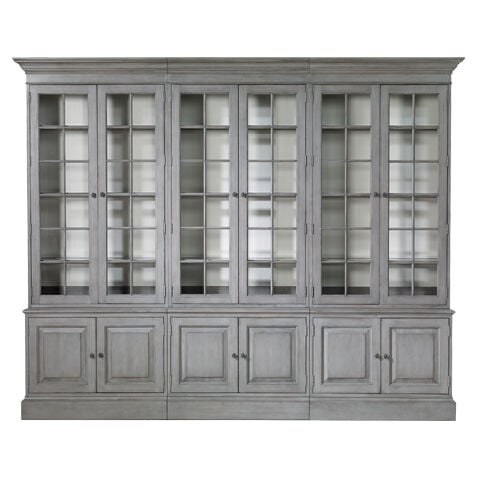 Ethan allen villa triple library bookcase cheap