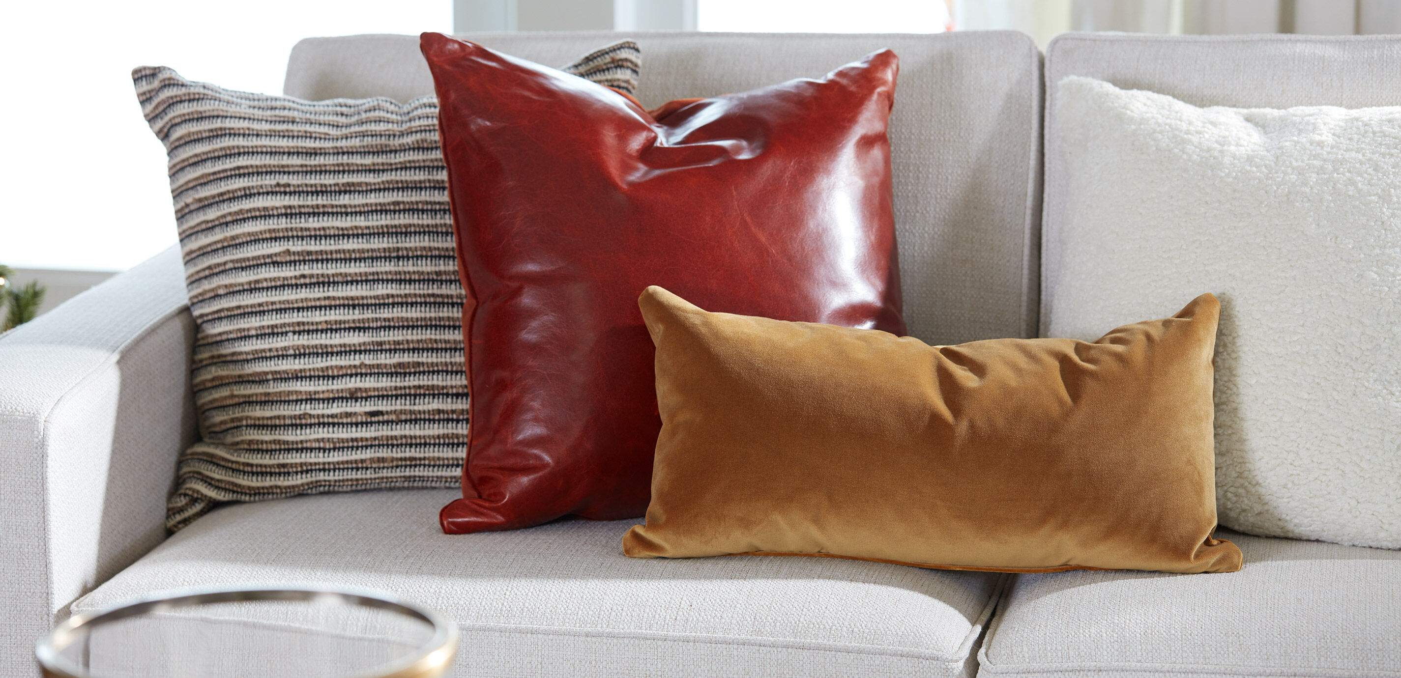 Modern Botanical Silk Pillow_2