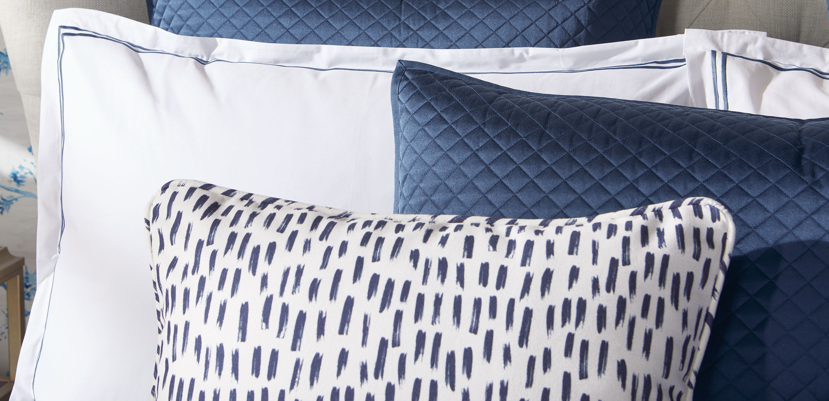 Salena Quilted Coverlet and Shams Set, Navy_7