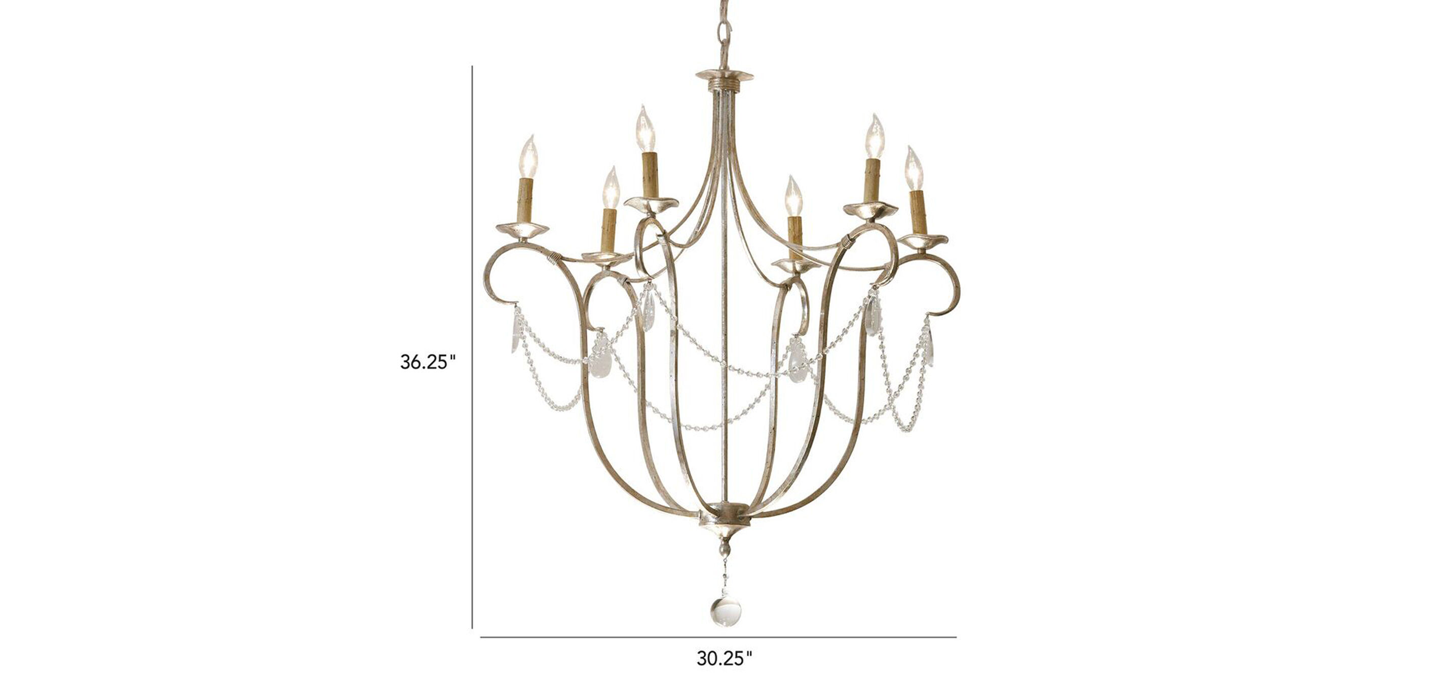 Cali Aged Silver Chandelier_1