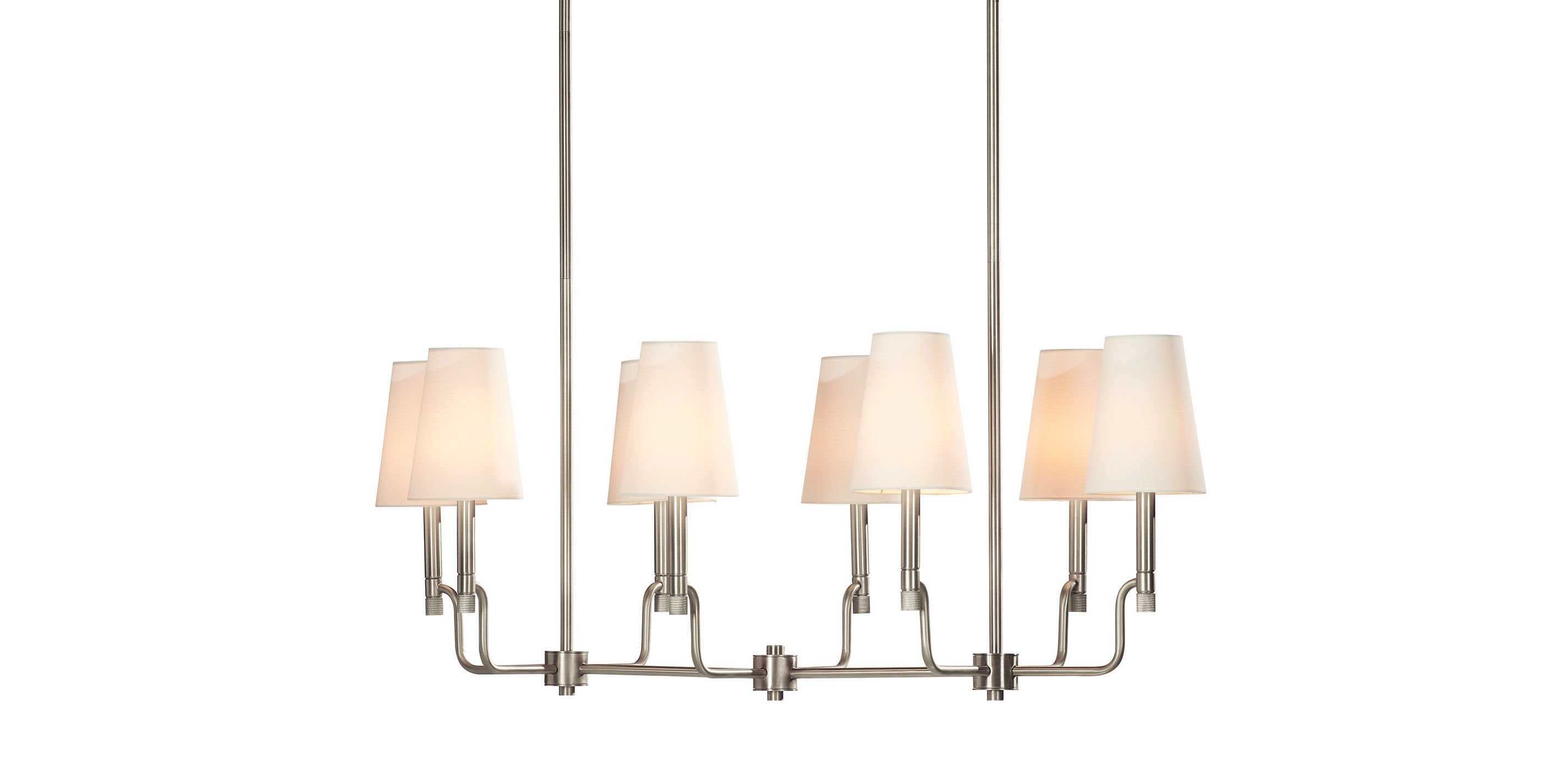 Turnbull Linear Chandelier, Polished Nickel_2