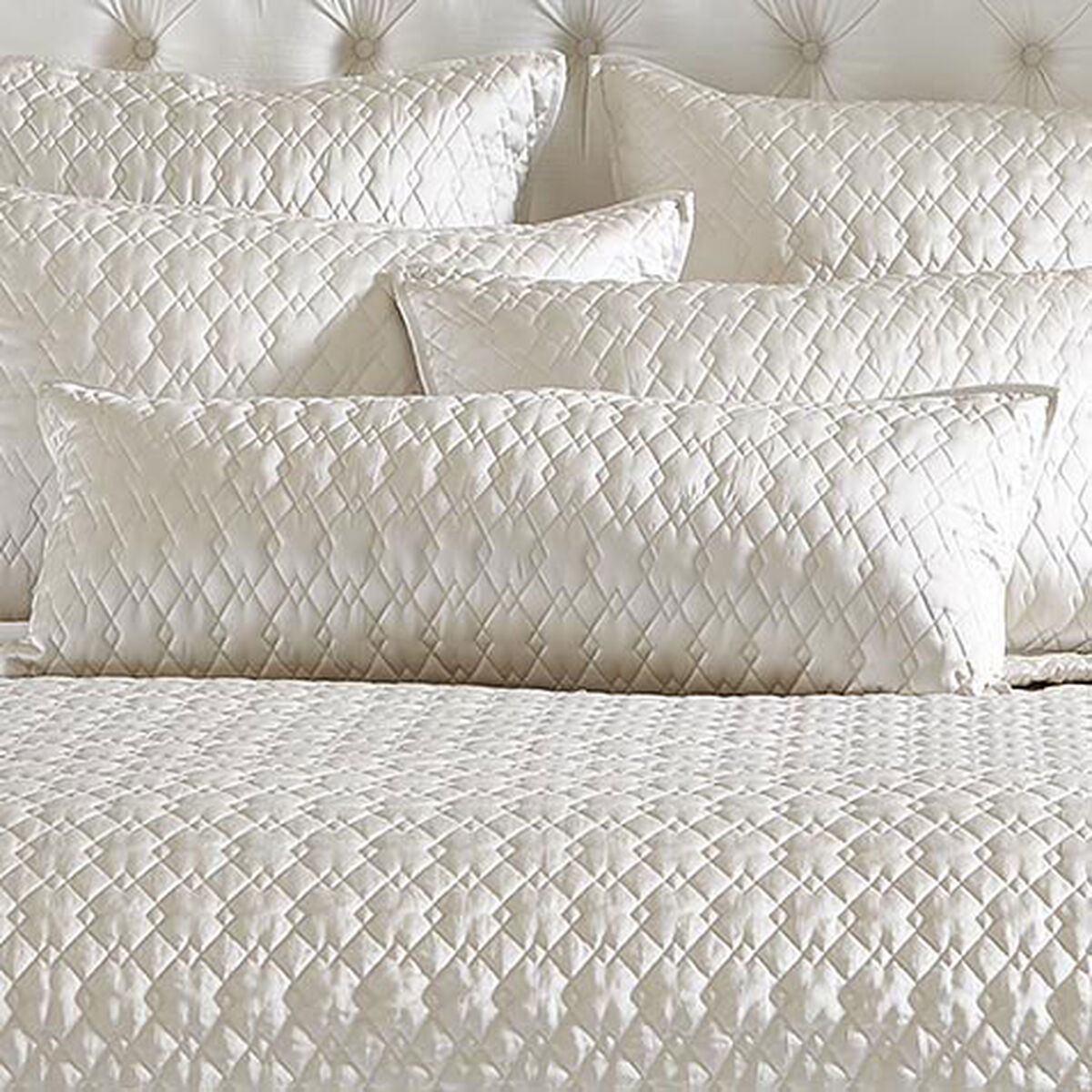 Salena Marquise Quilted Lumbar Pillow