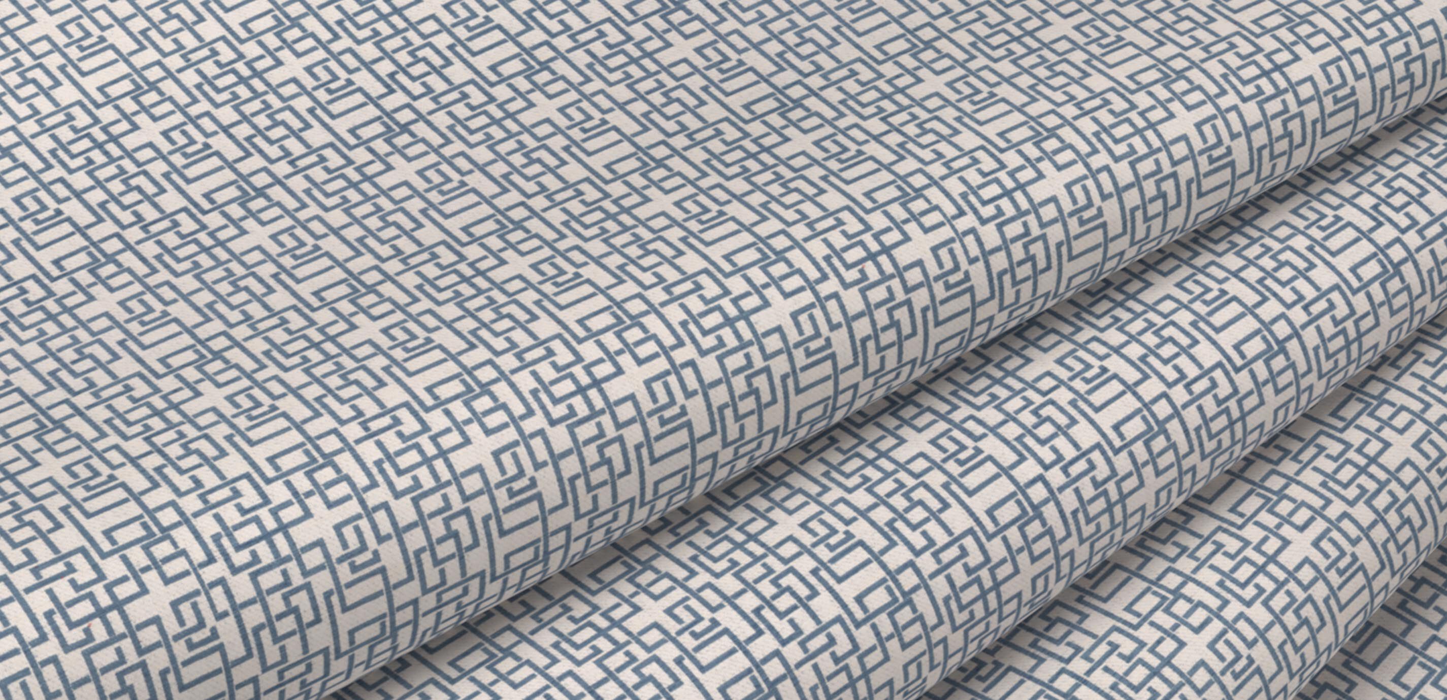 Rhea Blue Fabric By the Yard_1