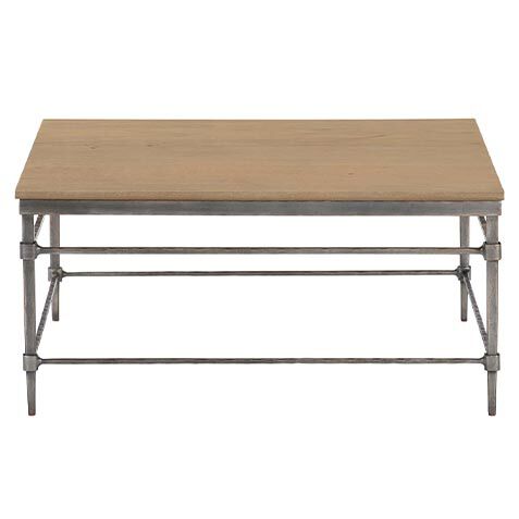 Vida Square Wood-Top Coffee Table image