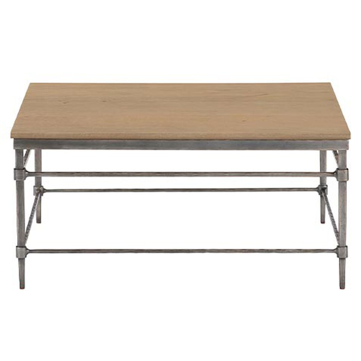 Vida Square Wood-Top Coffee Table