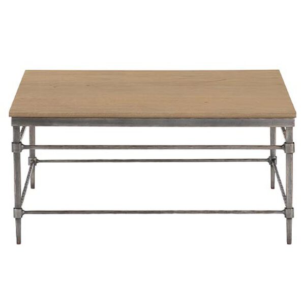Vida Square Wood-Top Coffee Table