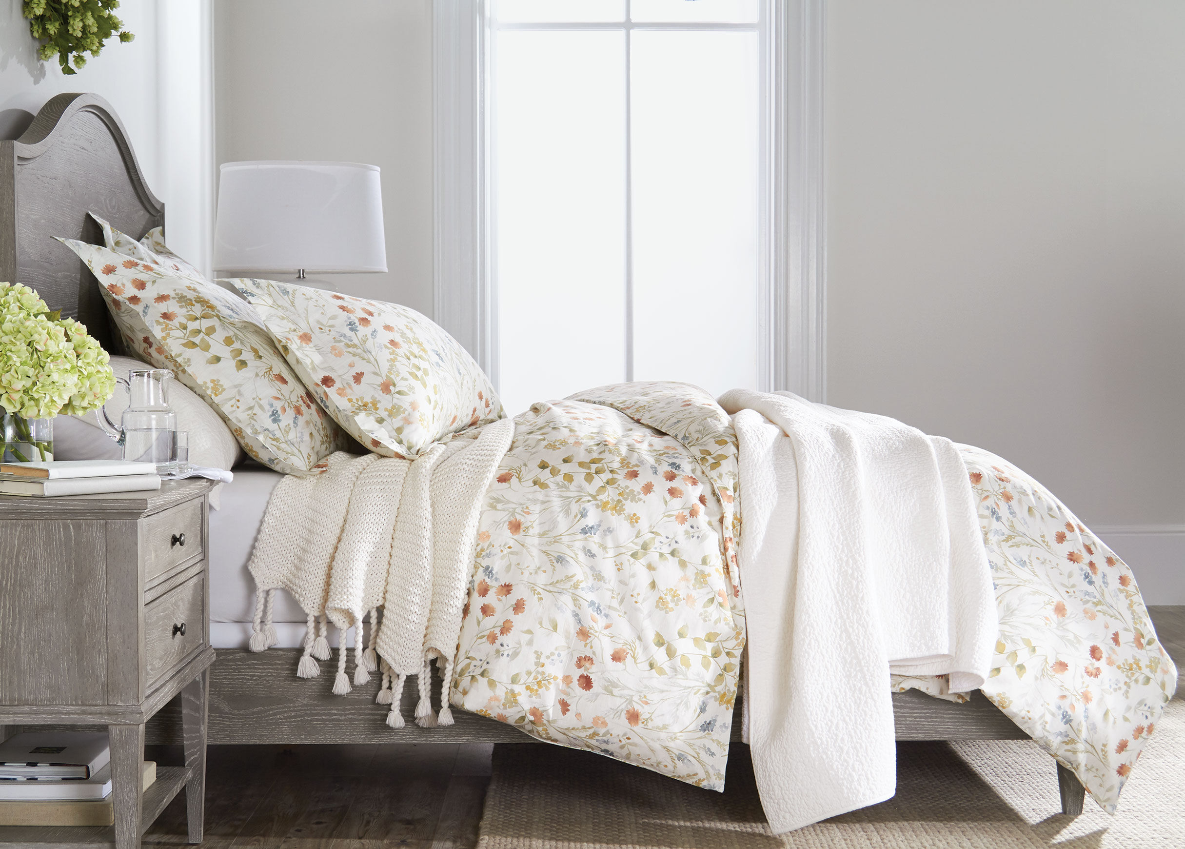 Country Floral Duvet Cover Printed Duvet Cover Ethan Allen