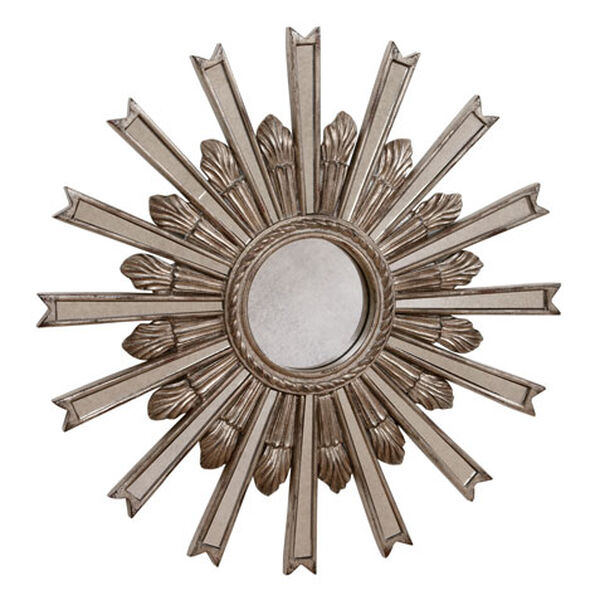 20" Silver Starburst Mirror