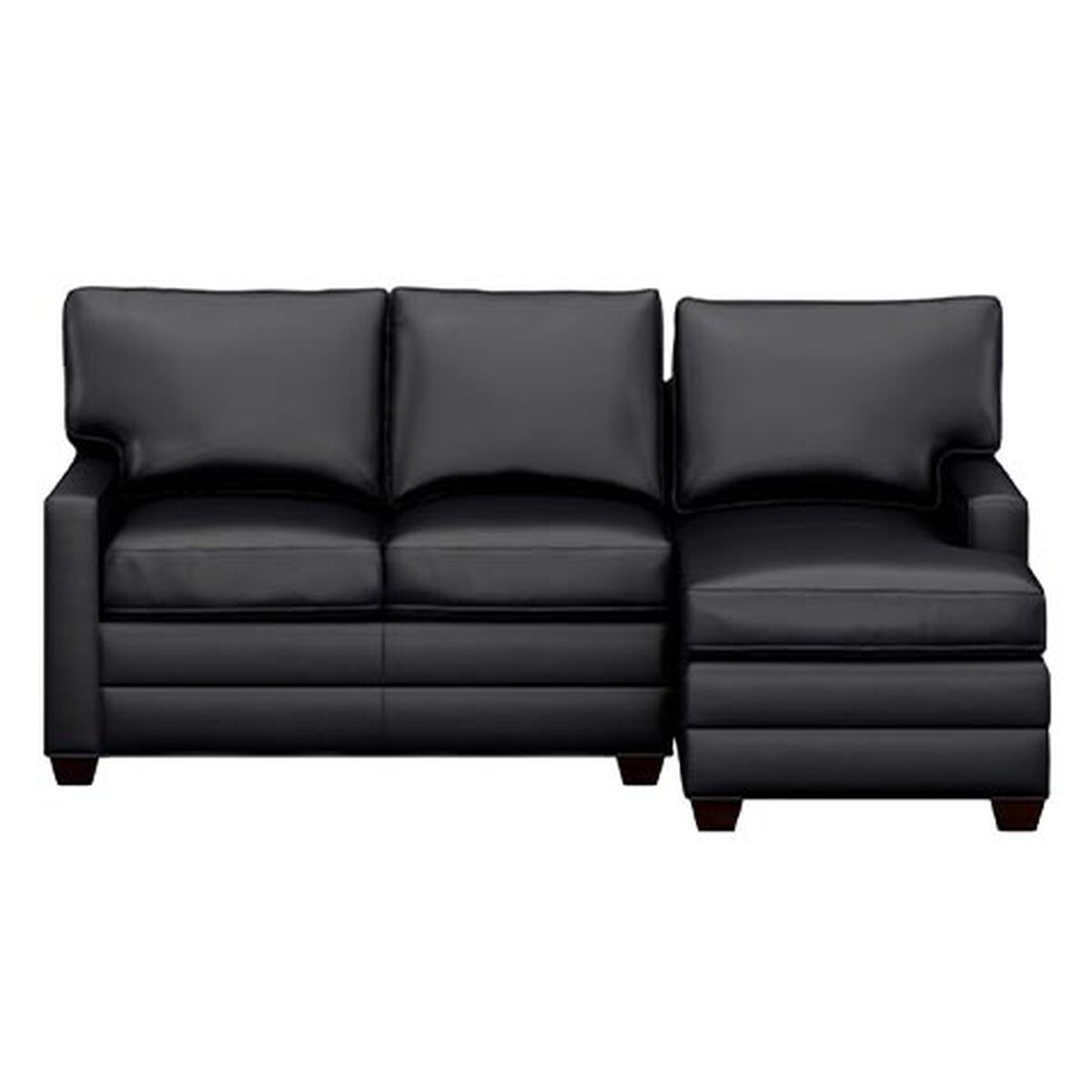 Bennett Build-Your-Own Track-Arm Leather Sectional
