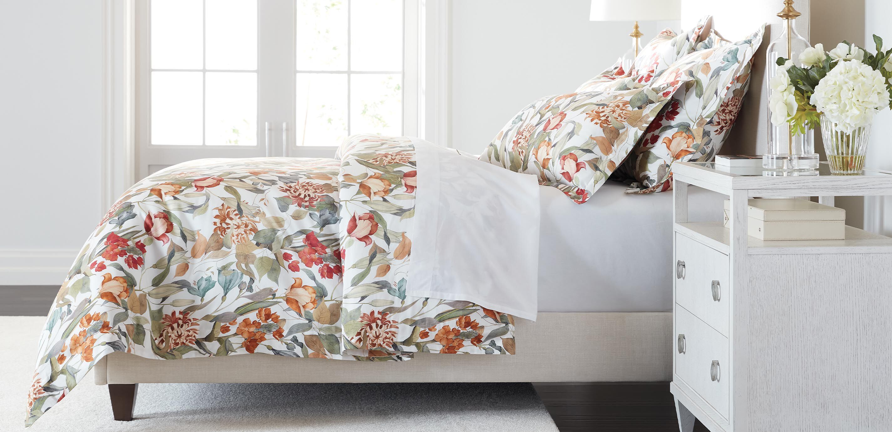Autumn Garden Duvet Cover and Shams Set_1