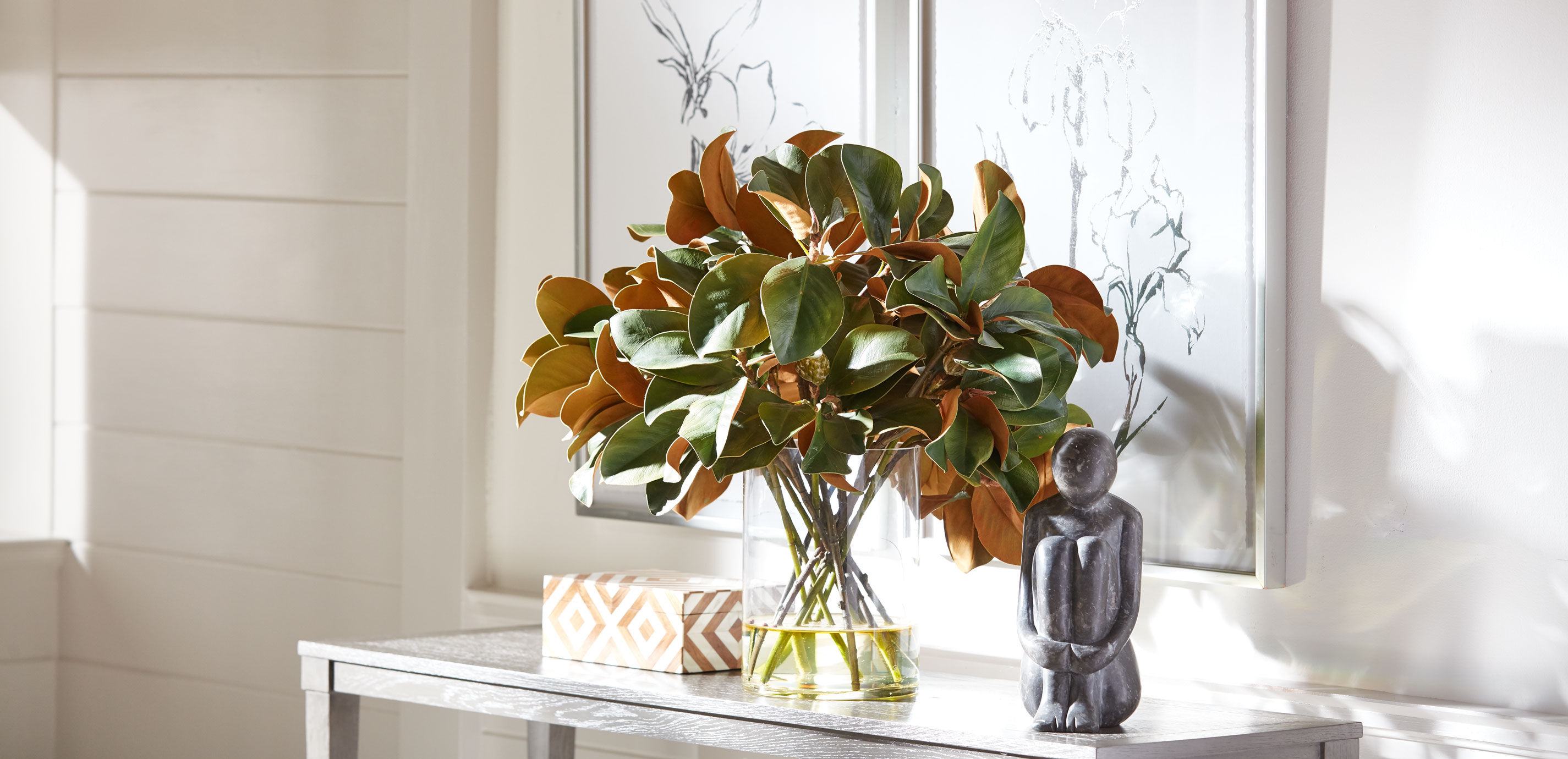 Magnolia Leaves Watergarden_1