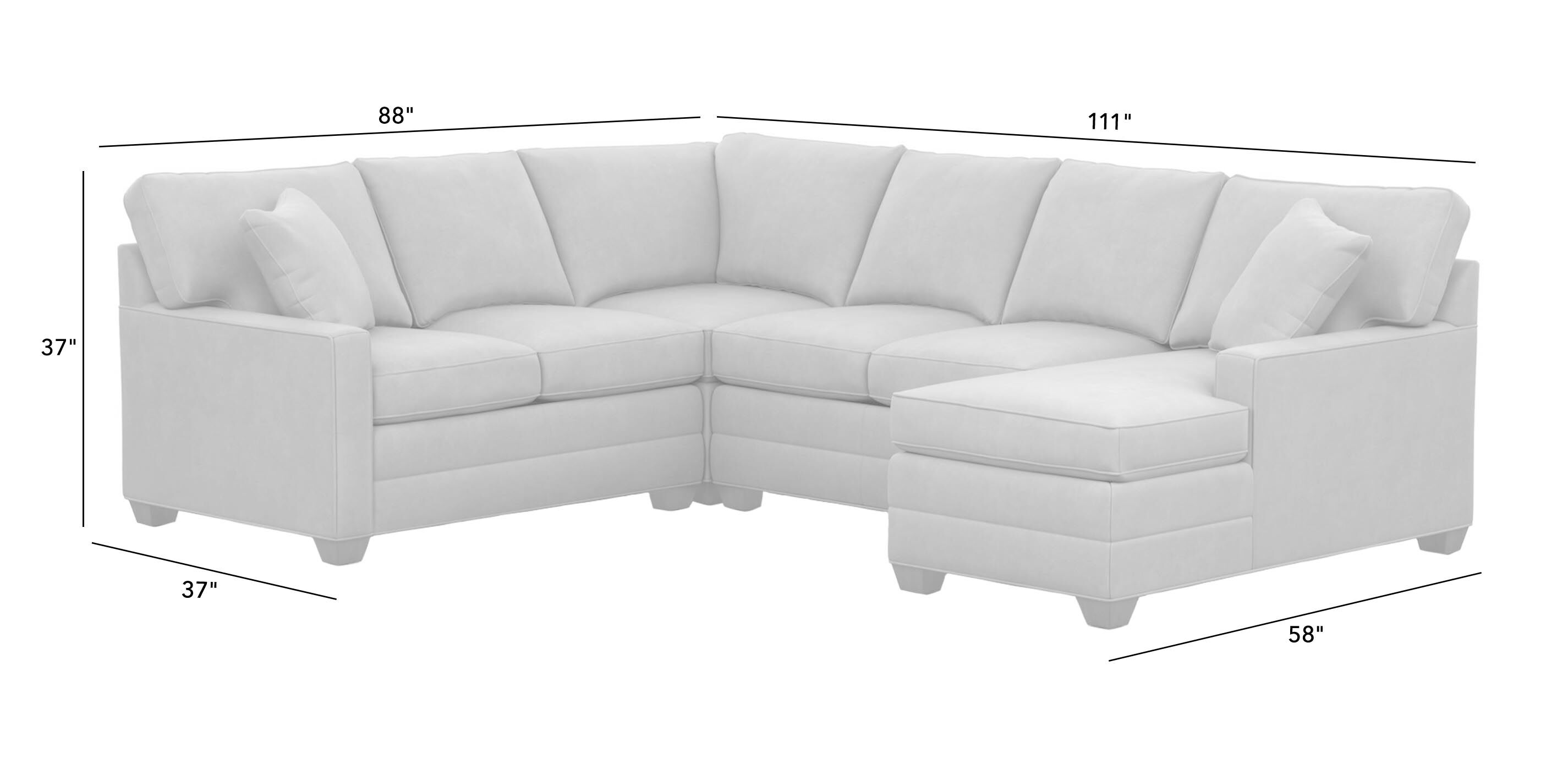 Ethan allen store bennett sectional