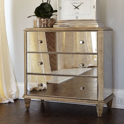 Ethan allen shop mirrored dresser