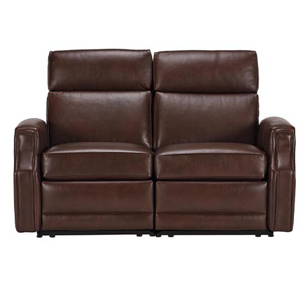 Conover Scoop-Arm Wall-Reclining Modular Leather Sofa