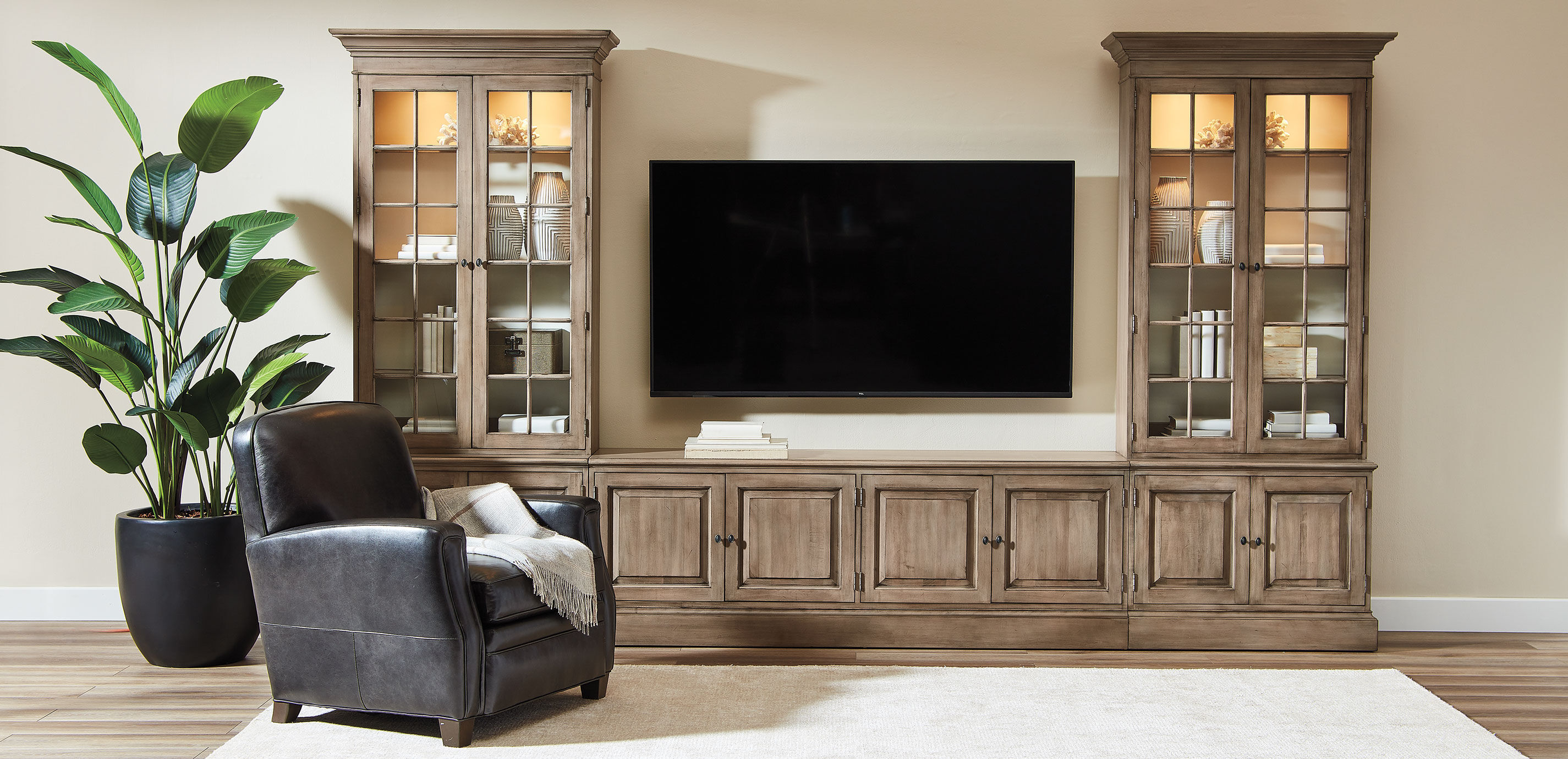 Ethan allen best sale media center
