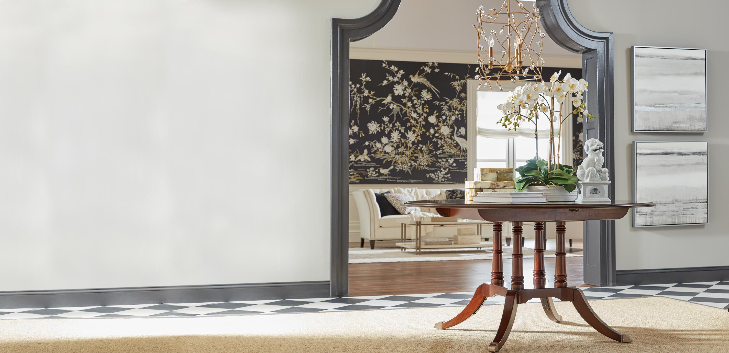 Hansen Round Pedestal Dining Table Newport Ethan Allen