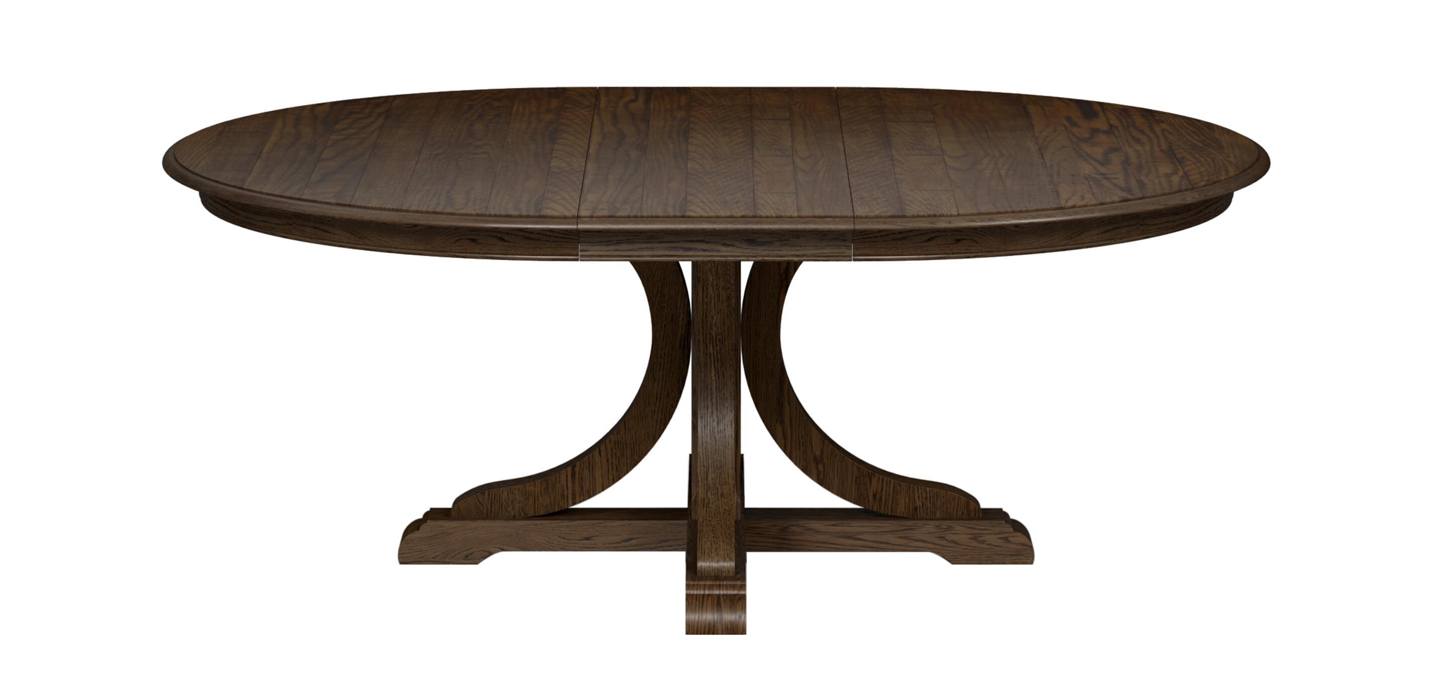 Corin Rough-Sawn Round Extension Dining Table_2