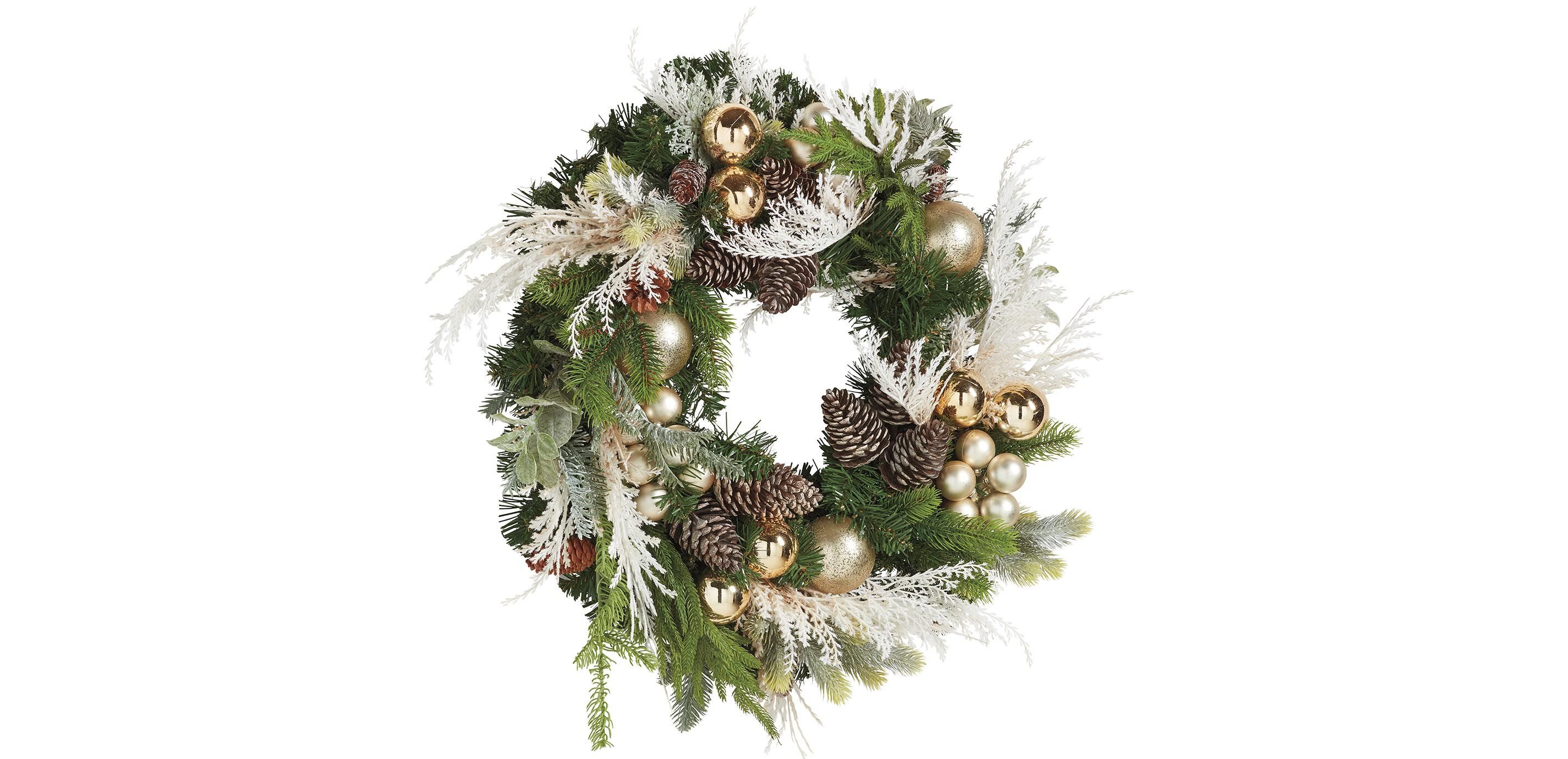 26" Champagne Holiday Wreath_1