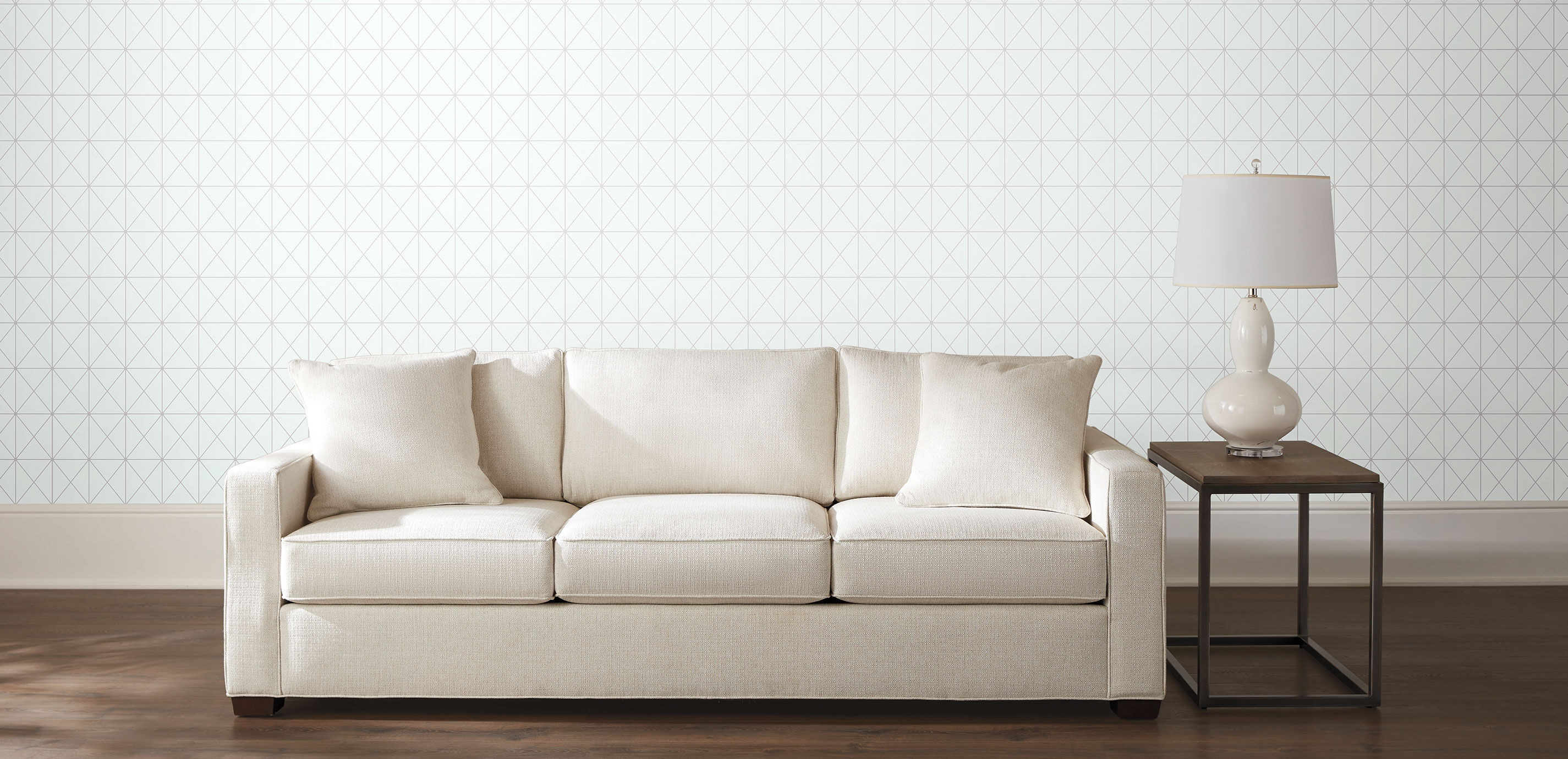 Kinkaid Geometric Wallpaper for Walls | Ethan Allen