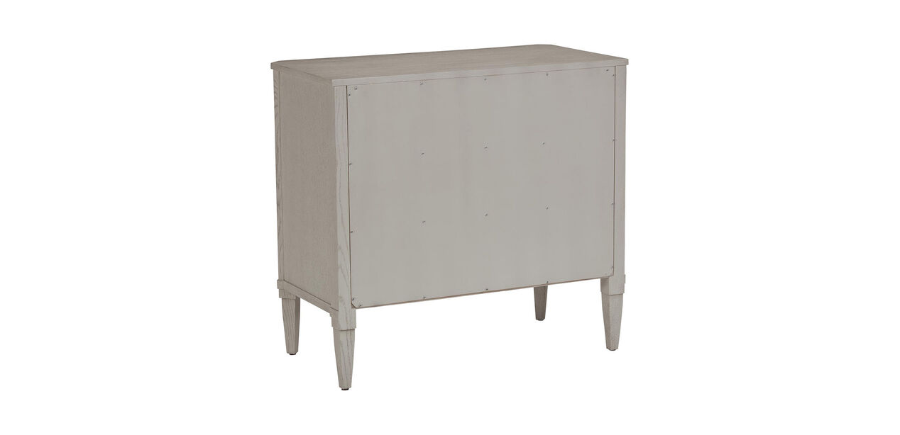 Veronica Mirrored Oak Chest ThreeDrawer Oak Chest Ethan Allen